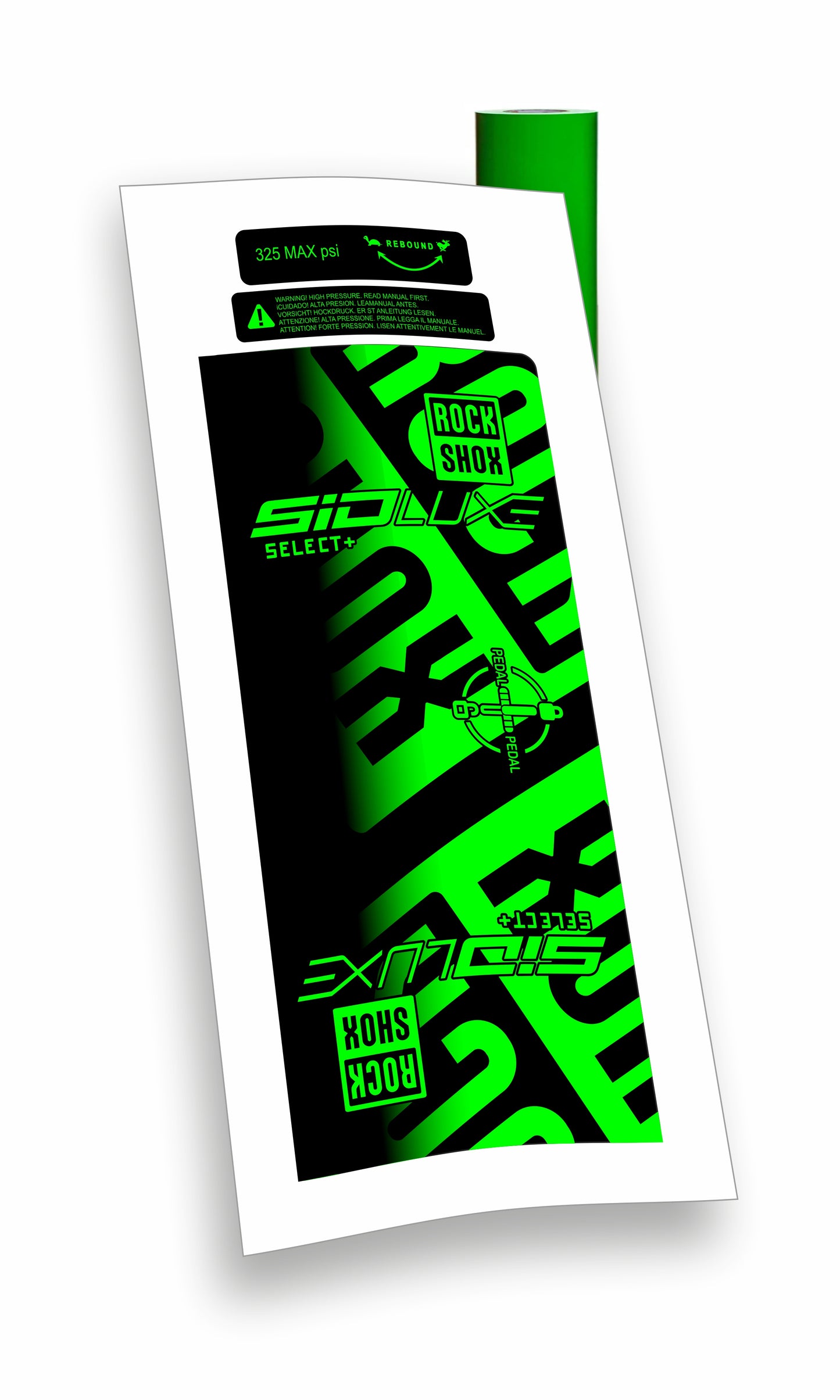Rock Shox kit Sid Luxe Select+ Blocco Pedivella adesivi bicicletta colore personalizzato