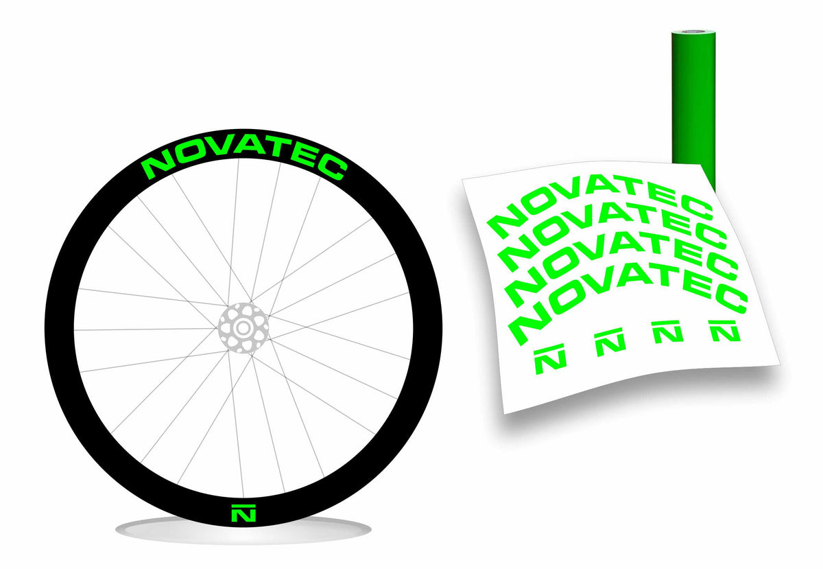 Novatec kit adesivi per cerchi bici da corsa  colore personalizzato