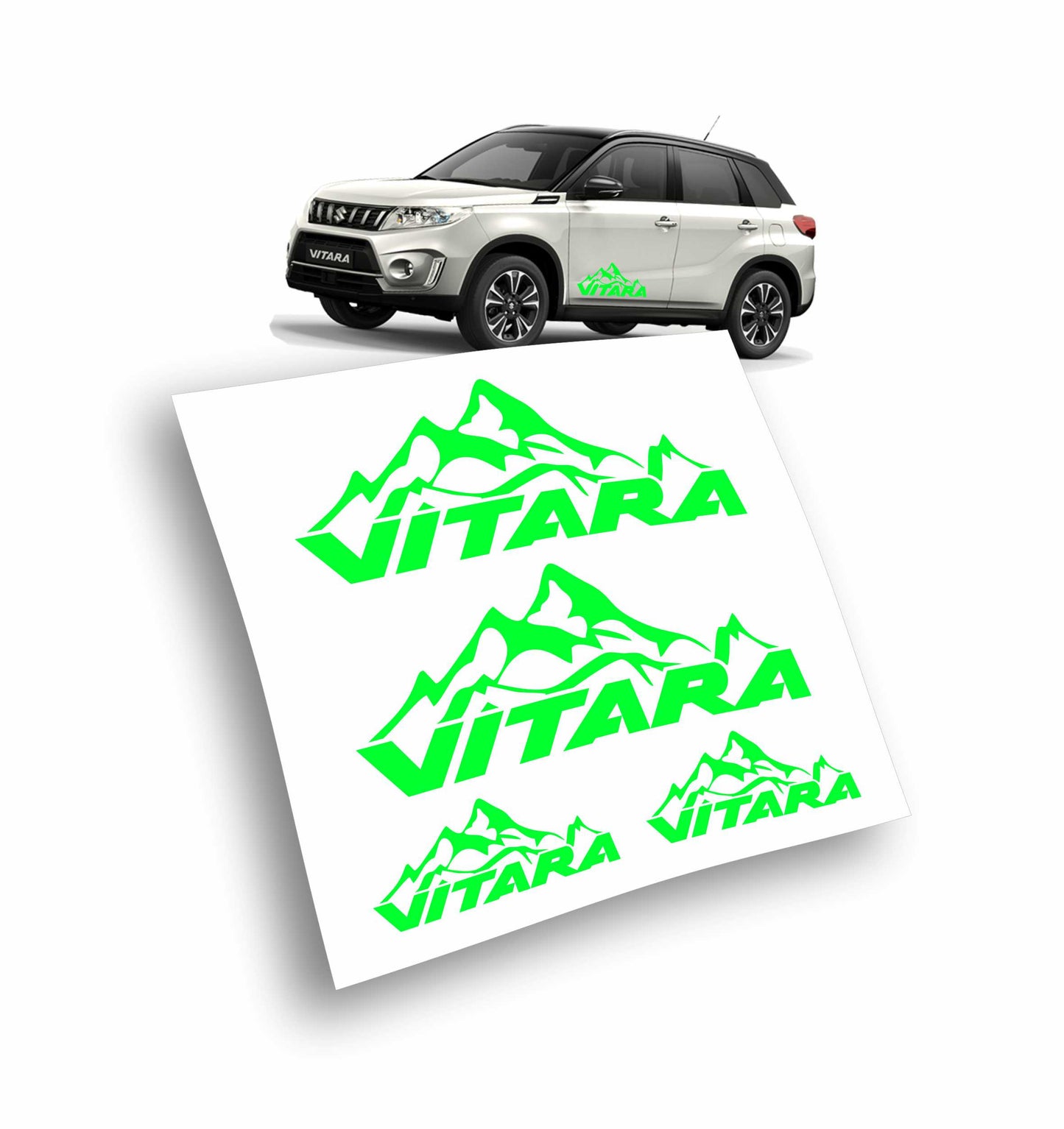Suzuki Vitara montagne kit adesivi stickers auto colore personalizzato