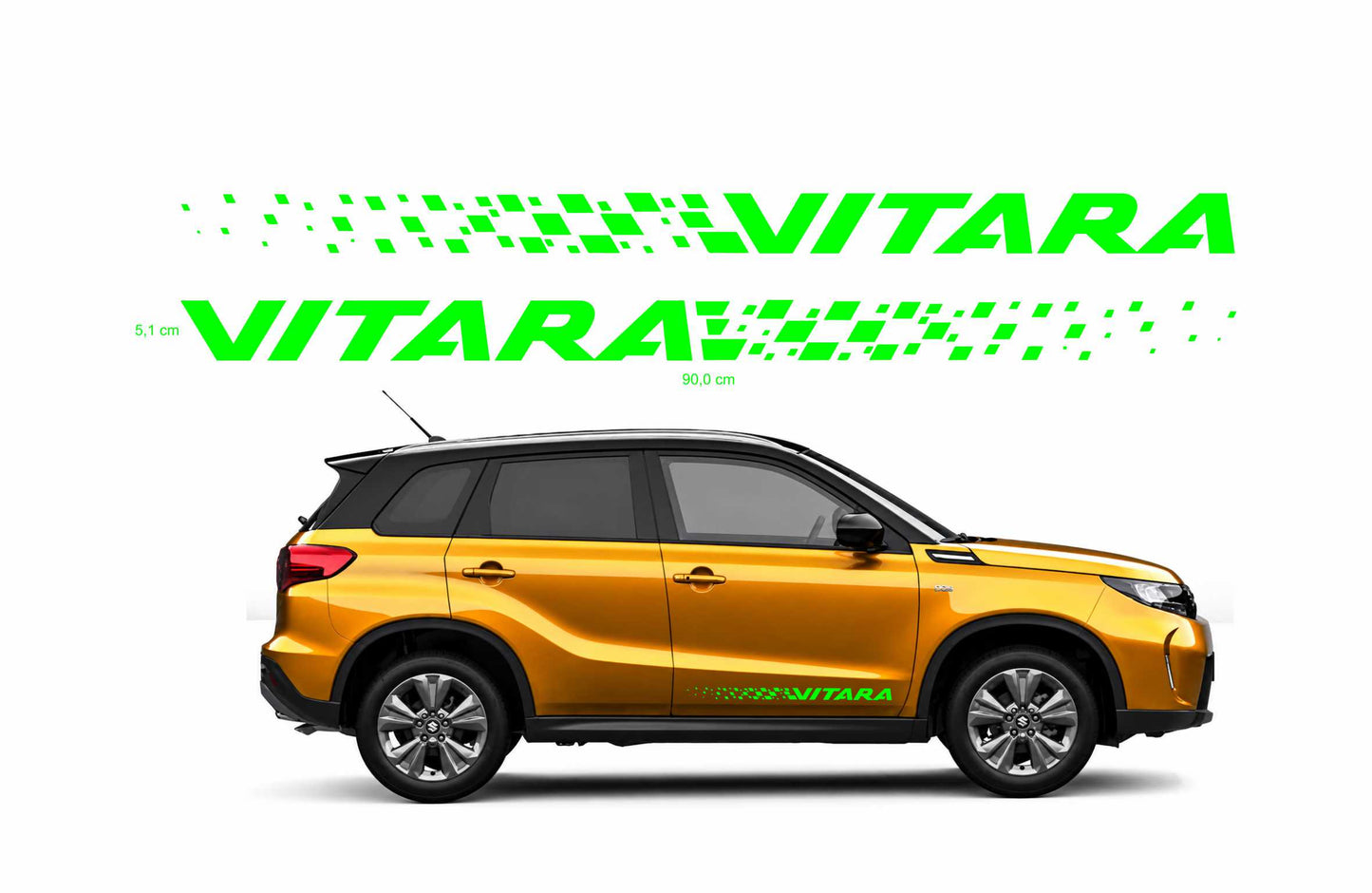 Suzuki Vitara Dissolvenza kit adesivi stickers auto colore personalizzato