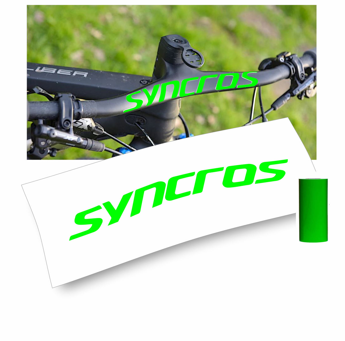 Syncros Fraser IC SL adesivo sticker per manubrio