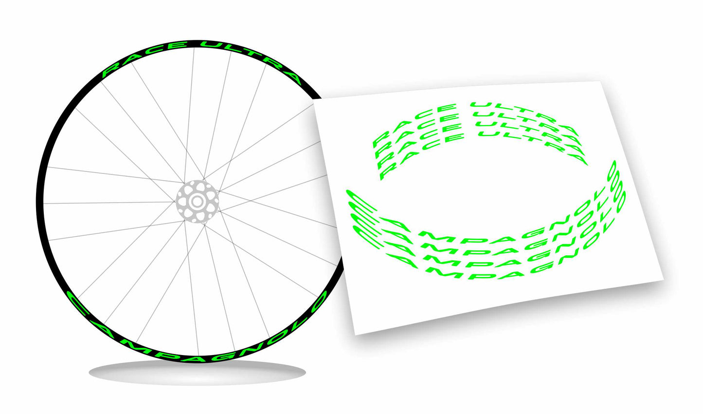 Adesivi campagnolo ultra race colore personalizzato
