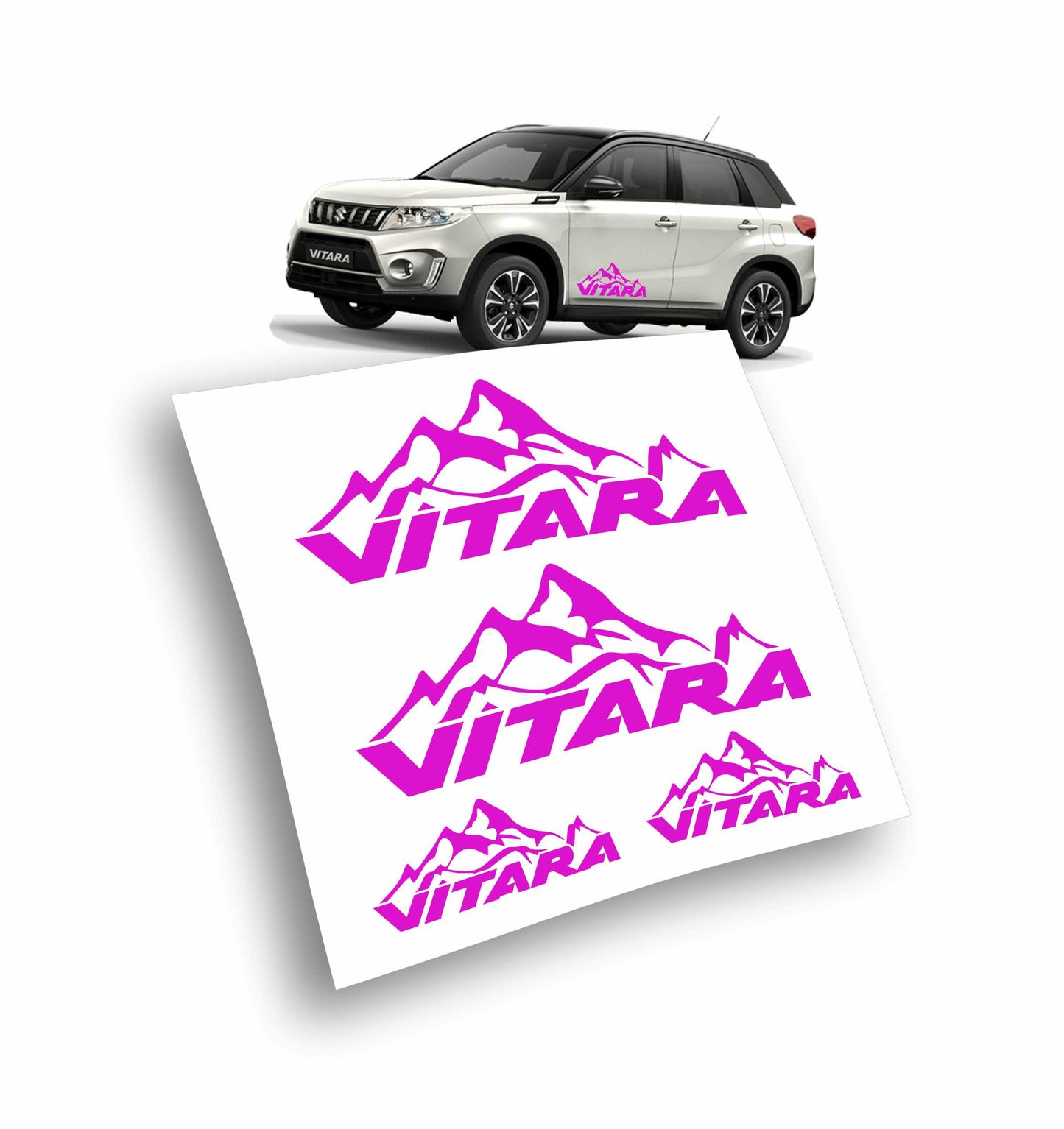 Suzuki Vitara montagne kit adesivi stickers auto colore personalizzato