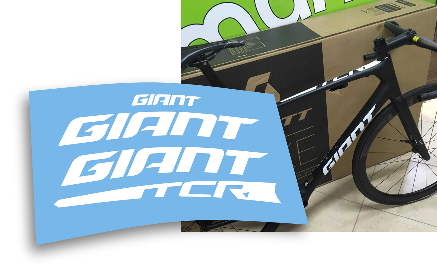 Giant TCR ADVANCED PRO TEAM DISC kit adesivi bicicletta colore personalizzato