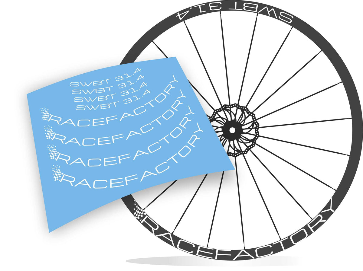 Racefactory SWBT Kit adesivi cerchi bici mtb sticker personalizzati ...