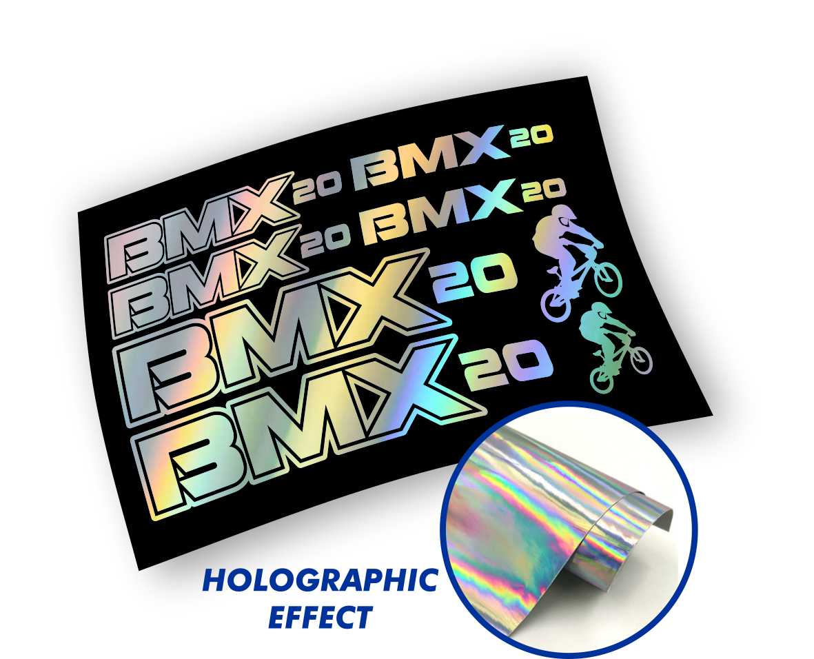 BMX kit adesivi colore personalizzato – Ladesivo