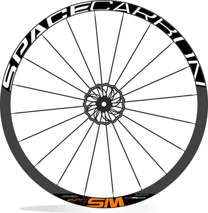 Space Carbon WS Signature Venti Otto kit adesivi personalizzati