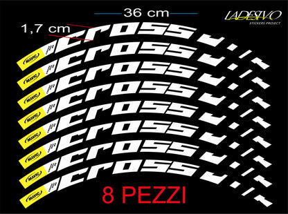 Adesivi cerchi bici mtb MAVIC CROSSROC Anche fluorescente 26-27,5-29 pollici