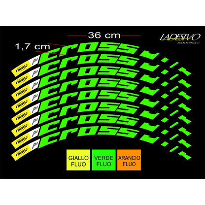 Adesivi cerchi bici mtb MAVIC CROSSROC Anche fluorescente 26-27,5-29 pollici