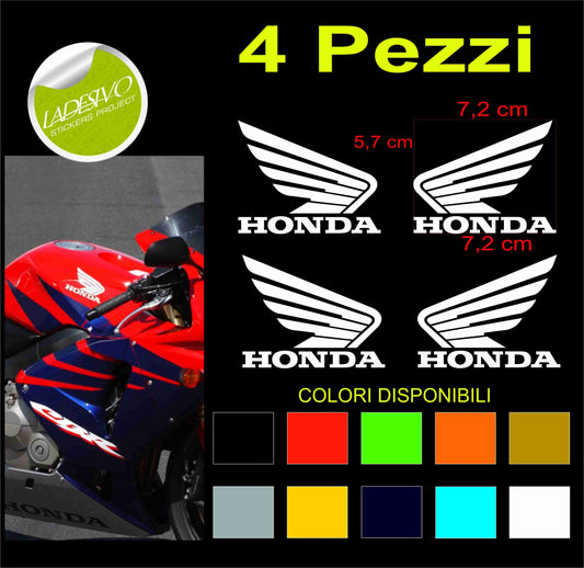 kit adesivi moto honda ali stickers moto serbatoio 4pz coppia stickers tank