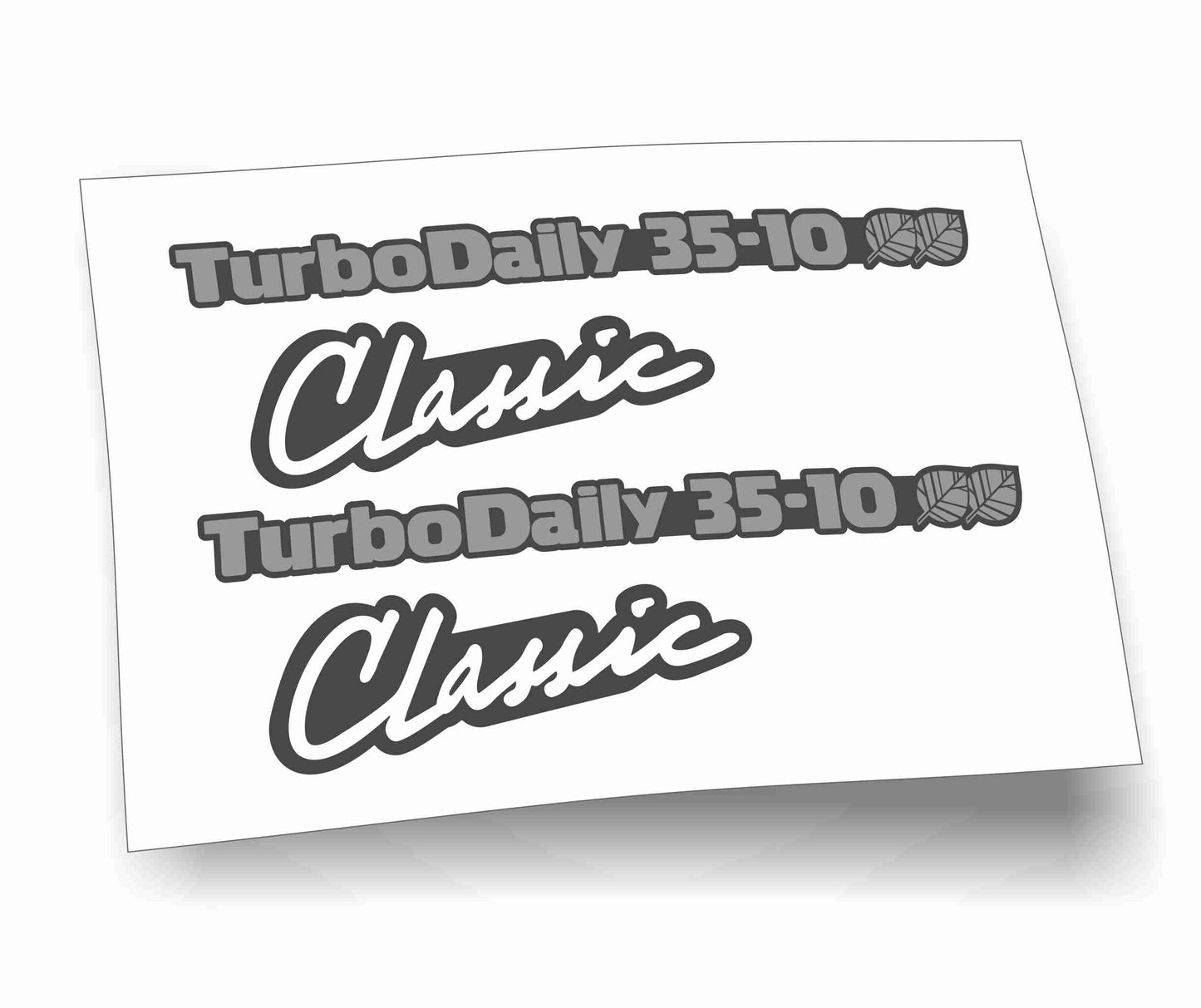 Adesivi iveco turbo daily 3510 classic