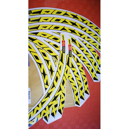 kit adesivi cerchi bici mtb mavic CROSSMAX 2014/2015 colore personalizzato antigraffio