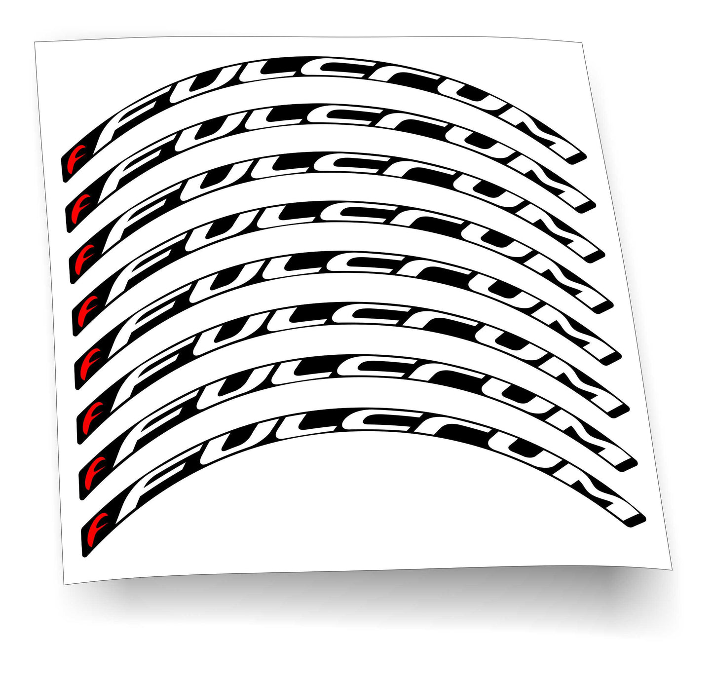 adesivi per ruote fulcrum stickers per cerchi bici