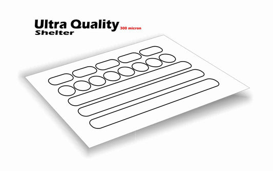 ADESIVI PROTEZIONE TELAIO bicicletta BATTICATENA 16pz sticker protection frame