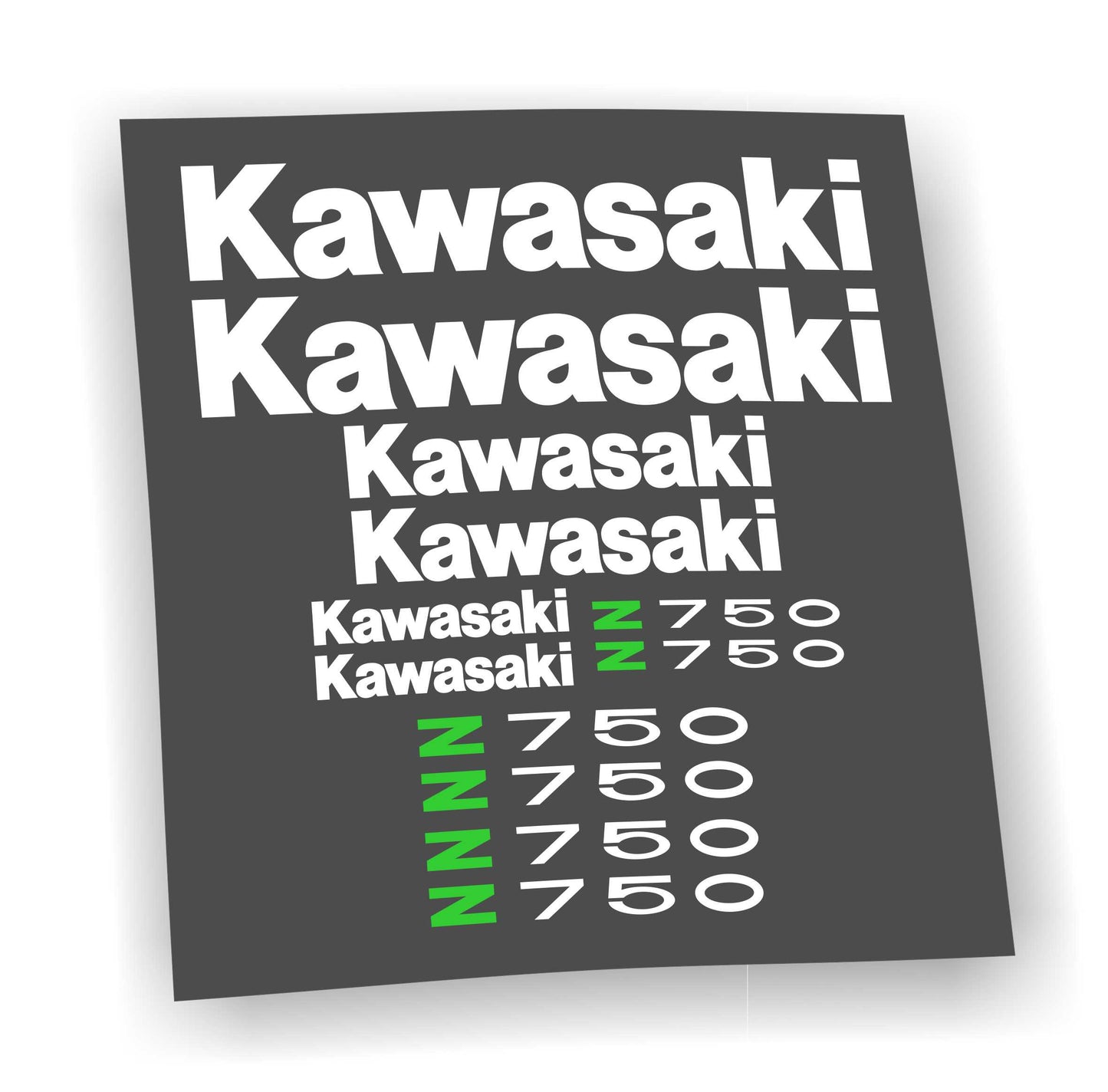 adesivi stickers  Kawasaki z750