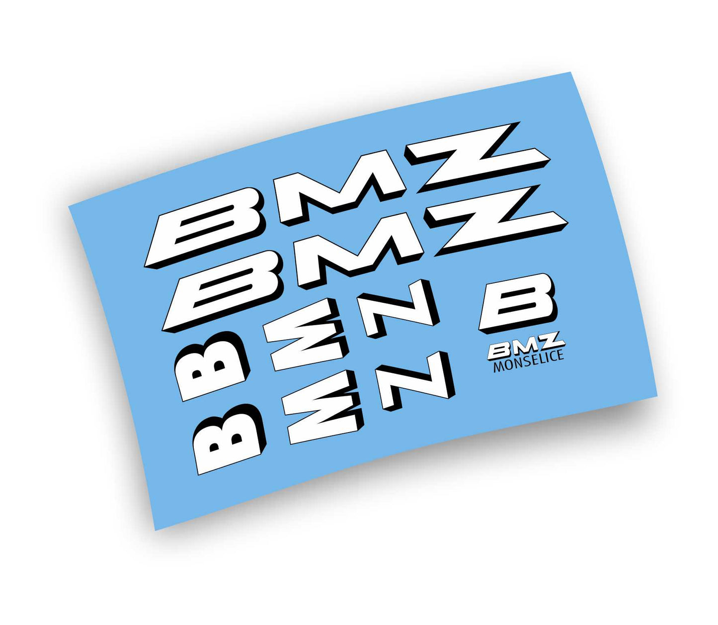 BMZ Monselice adesivi stickers bici da corsa