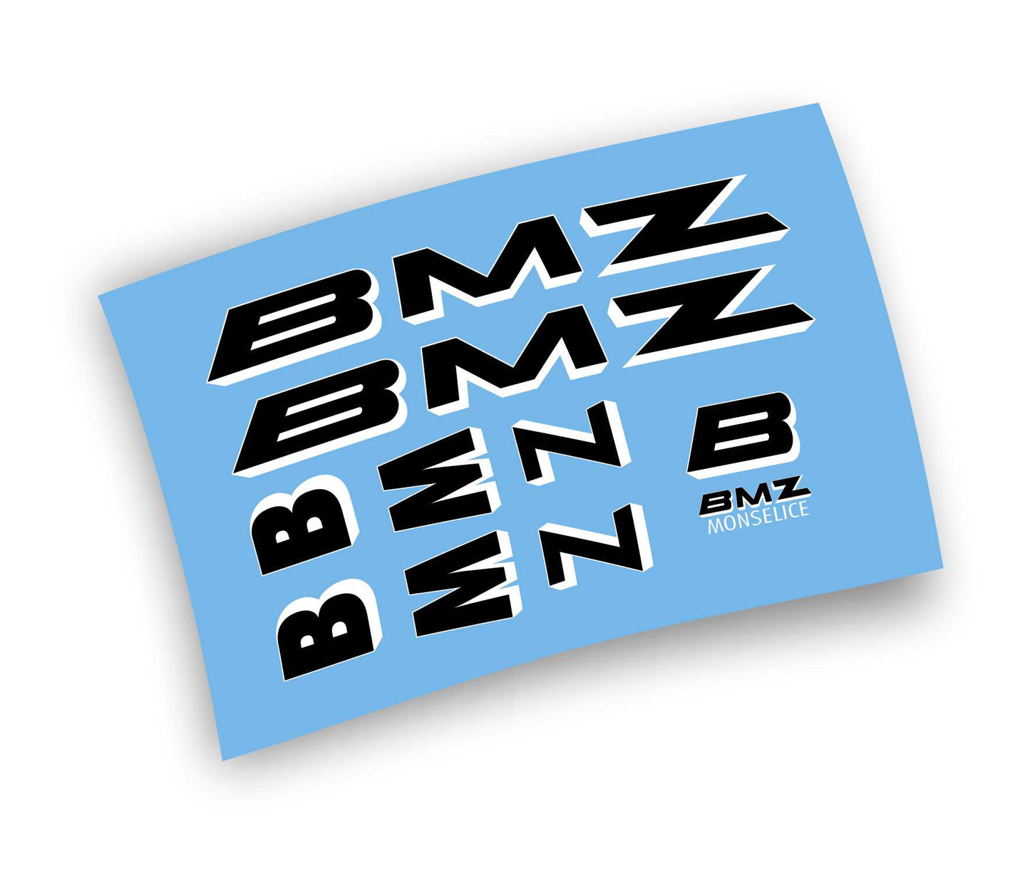 BMZ Monselice adesivi stickers bici da corsa