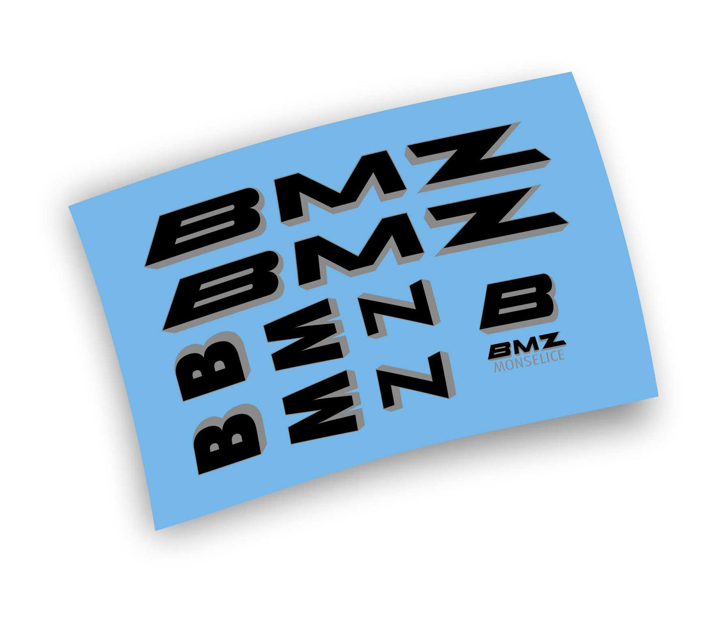 BMZ Monselice adesivi stickers bici da corsa