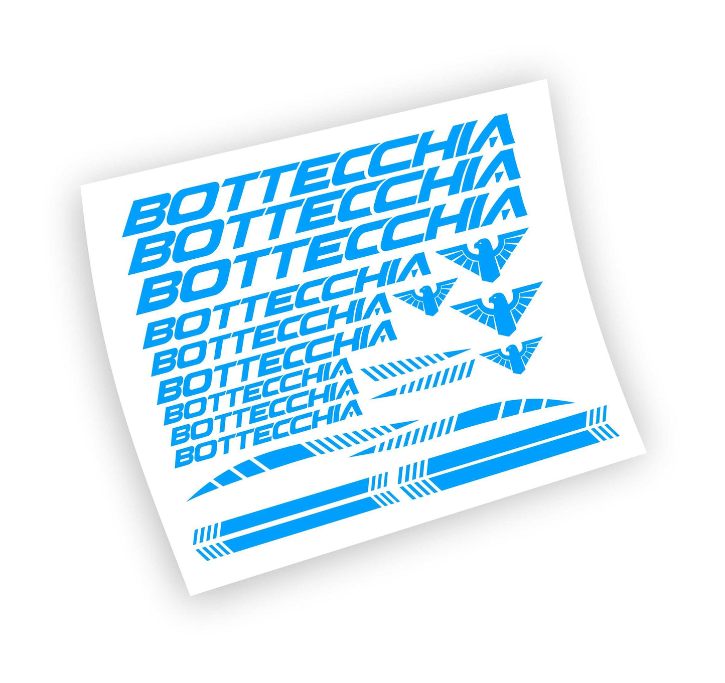 Bottecchia kit adesivi completo 22 pezzi per mountain bike e bici da corsa