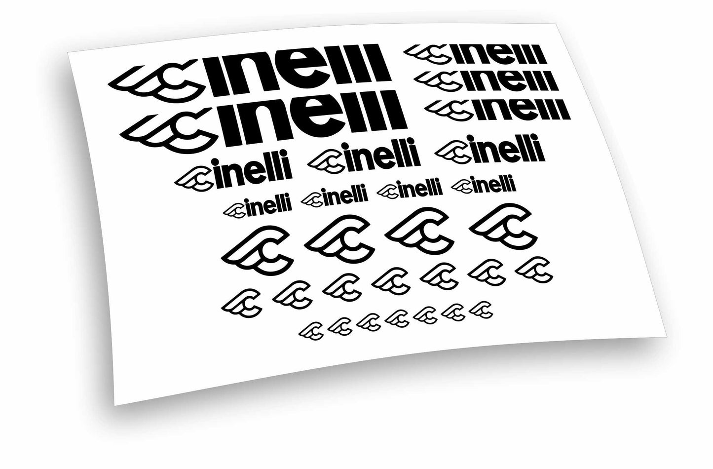 cinelli adesivi bicicletta colori personalizzabili 30pezzi