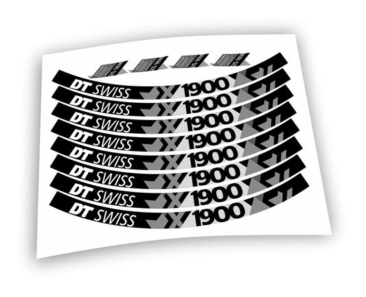 DT Swiss 1900 25 kit adesivi cerchio personalizzati