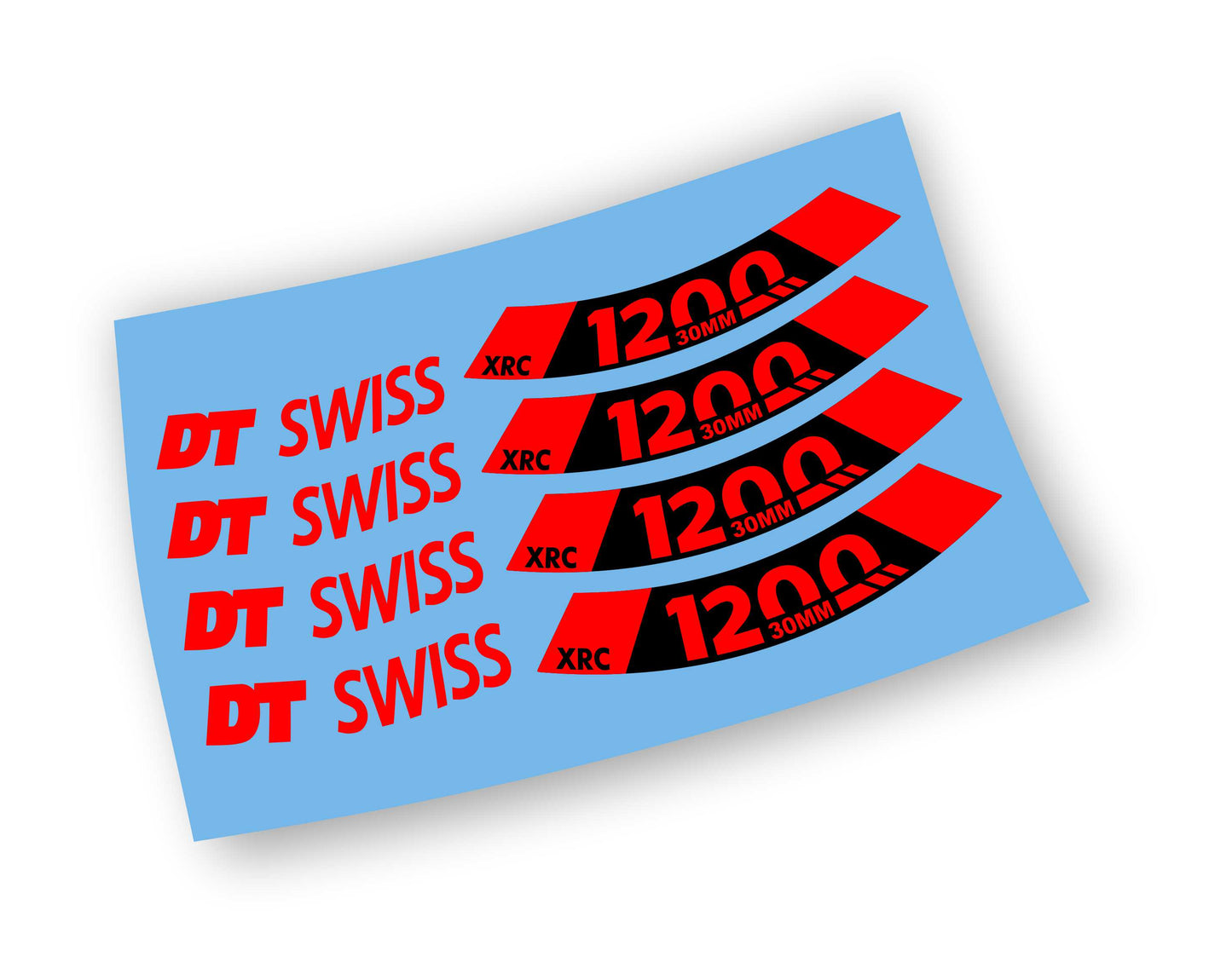 DT SWISS XRC 1200 30mm kit adesivi cerchio personalizzati