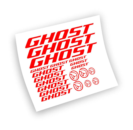 Ghost kit adesivi logo adesivi bicicletta mtb bdc colore personalizzato 20 pezzi