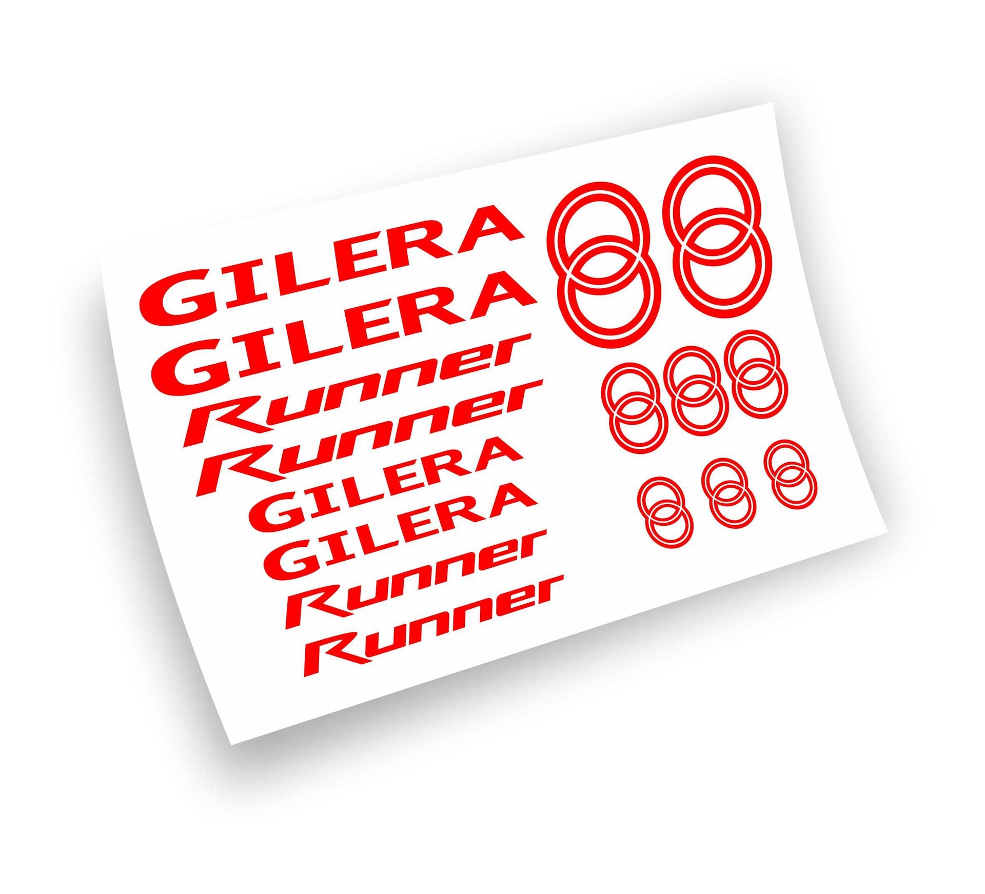 Gilera Runner kit adesivi scooter 16 pezzi colore personalizzato –  L'adesivo.com