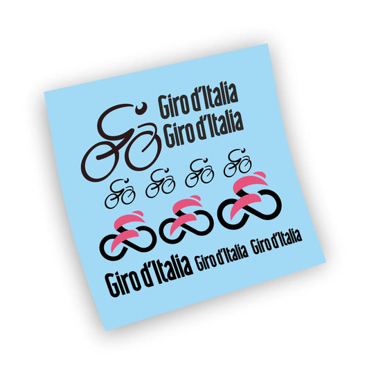 Giro d'Italia kit adesivi completo 13 pezzi per mountain bike e bici da corsa