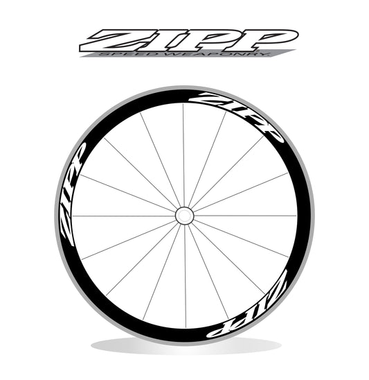 Kit adesivi cerchi bici bdc Zipp colori a scelta 12 pezzi wheel stickers