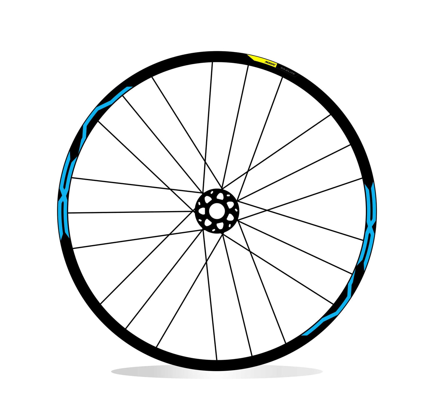 kit adesivi cerchi bici mtb mavic XA ELITE colore personalizzato antigraffio