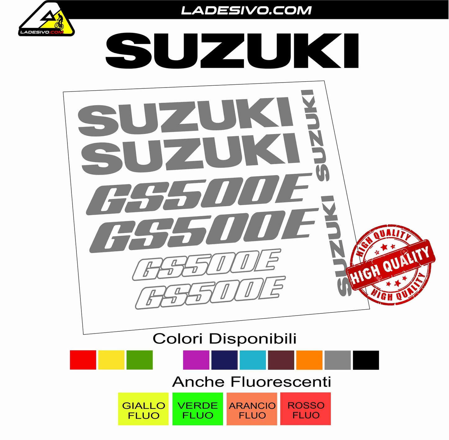 Kit adesivi decals moto Suzuki 500E