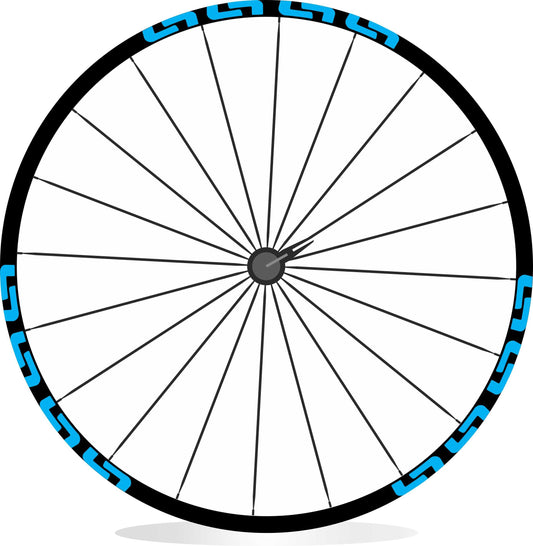 Kit adesivi decorativi per cerchio bici da corsa e mountain bike colore personalizzato