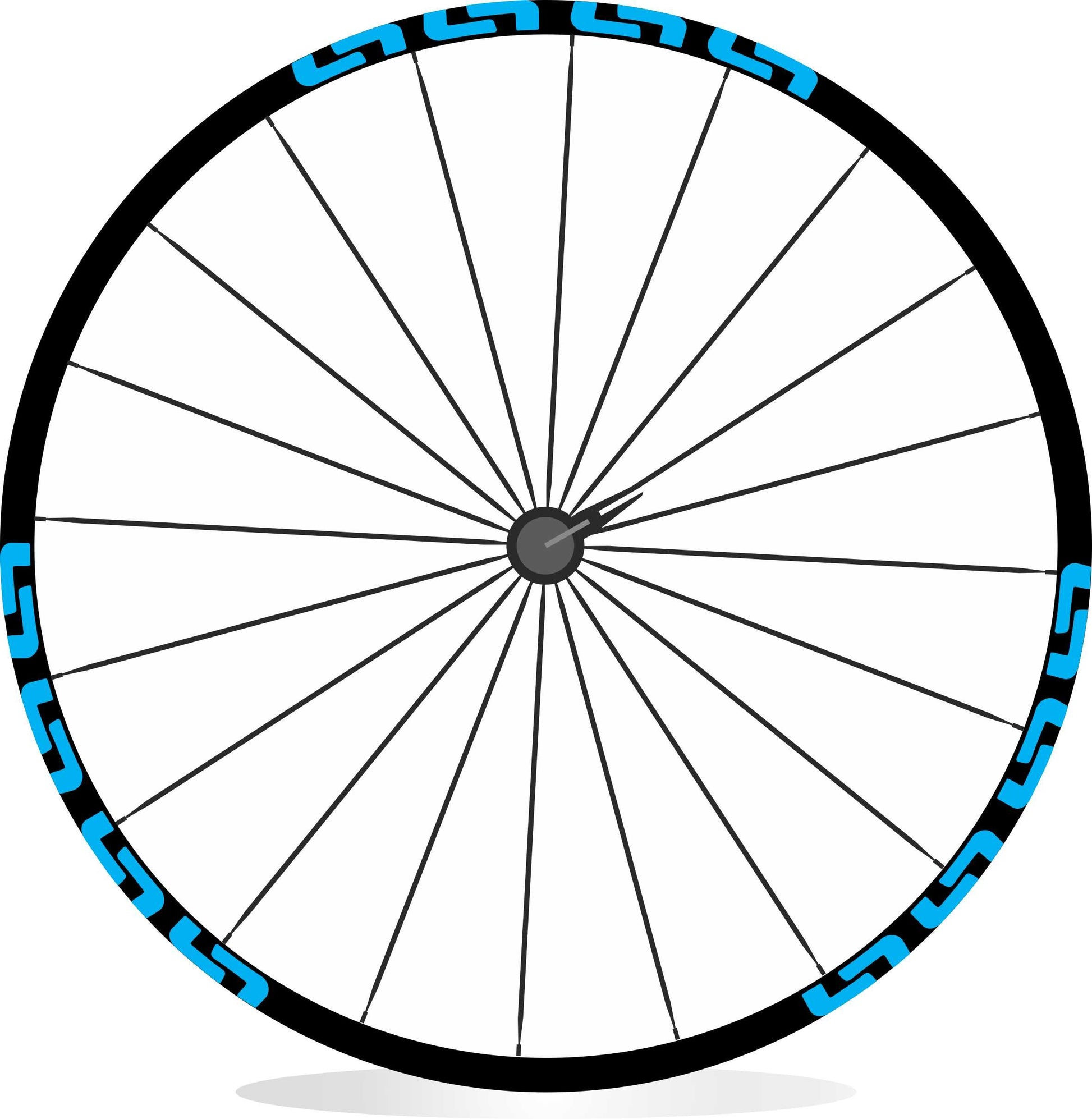 Kit adesivi decorativi per cerchio bici da corsa e mountain bike color – L' adesivo.com