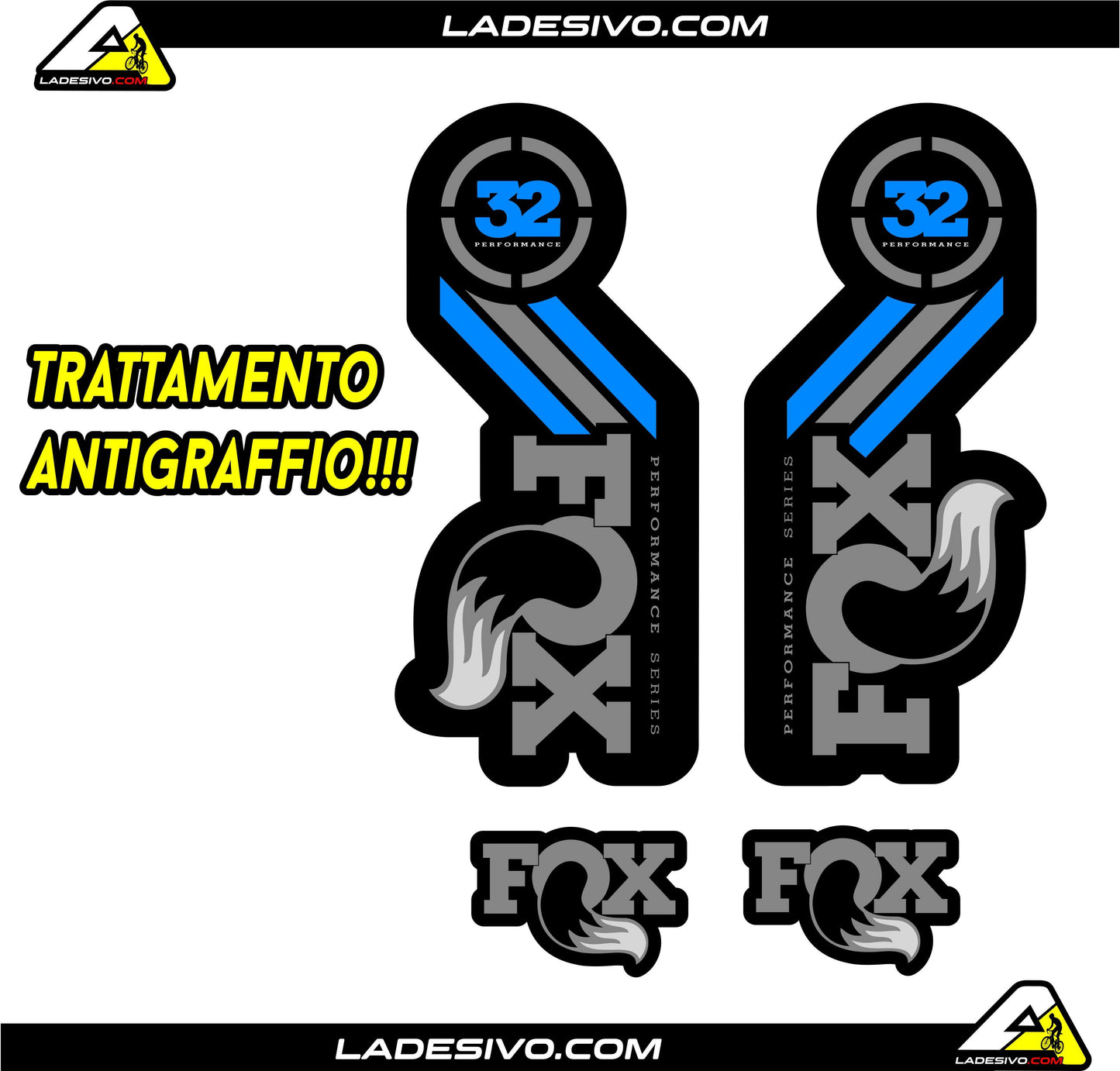 kit adesivi forcella FOX 32 TRATTAMENTO ANTIGRAFFIO stickers fork