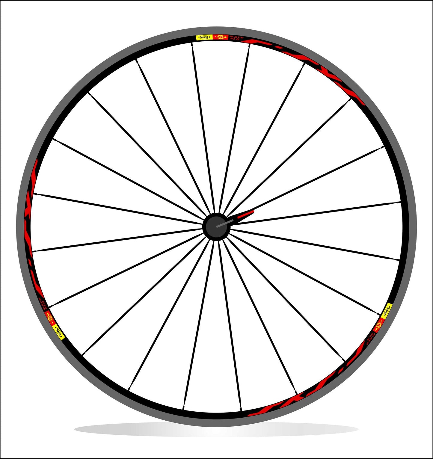 kit adesivi mavic R-SYS SRL COLORI PERSONALIZZABILI