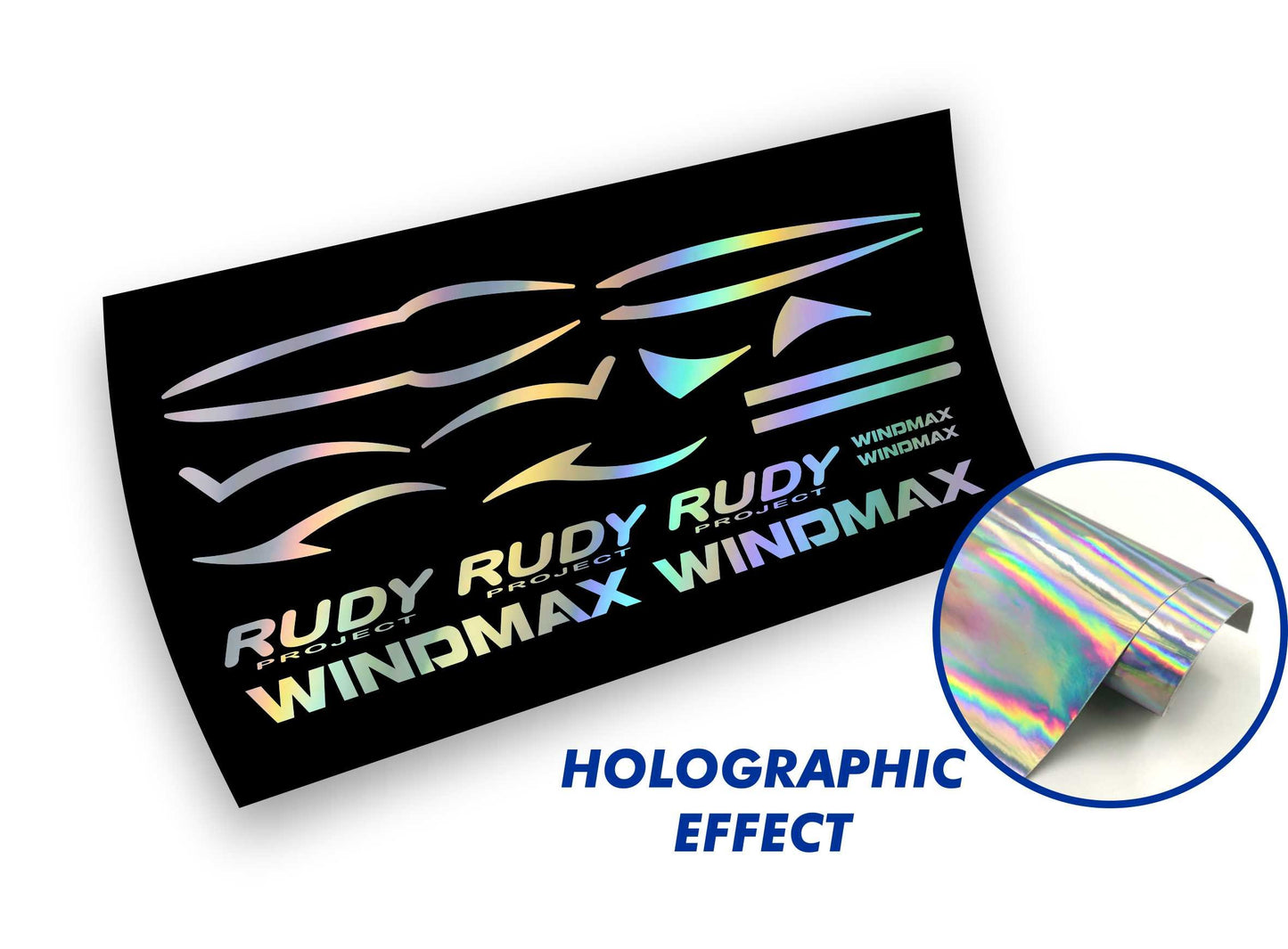 Kit adesivi per casco bici Rudy Project Windmax colore personalizzato