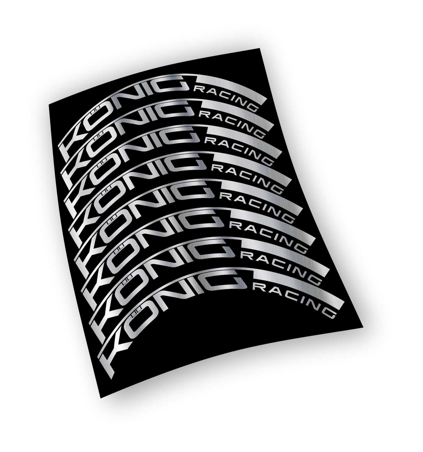 KONIG Racing adesivi personalizzati per cerchi bici da corsa