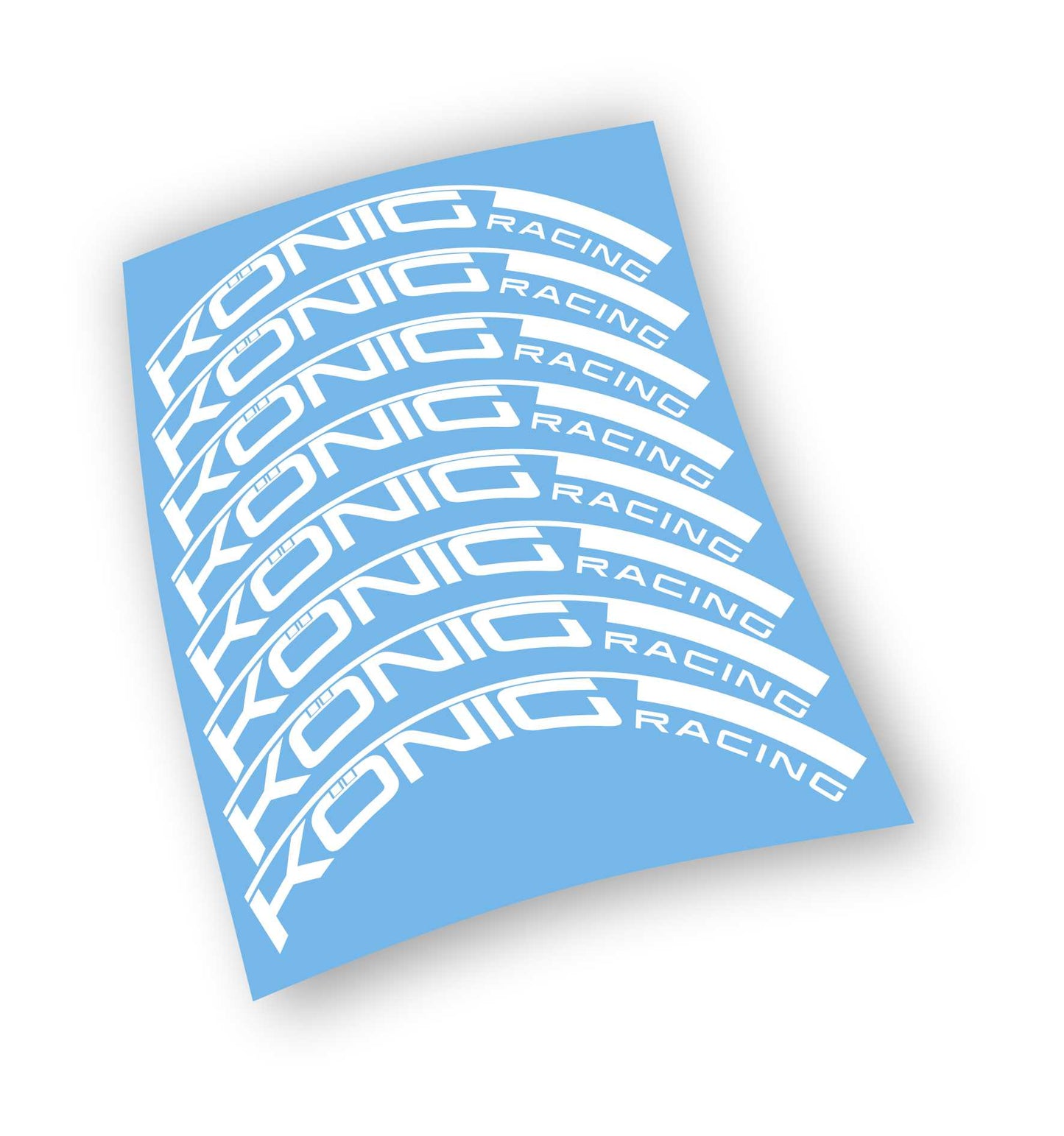 KONIG Racing adesivi personalizzati per cerchi bici da corsa