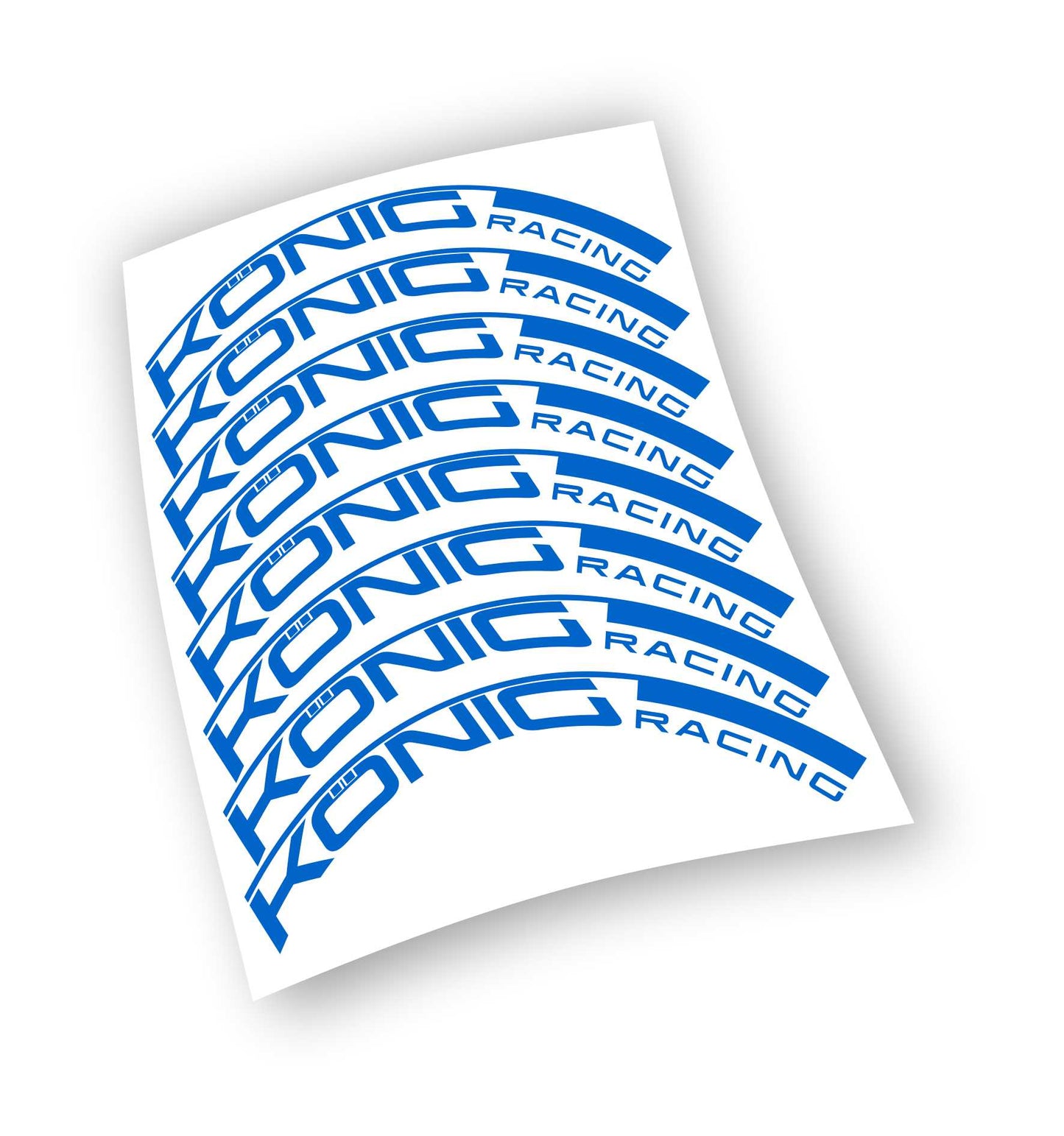 KONIG Racing adesivi personalizzati per cerchi bici da corsa