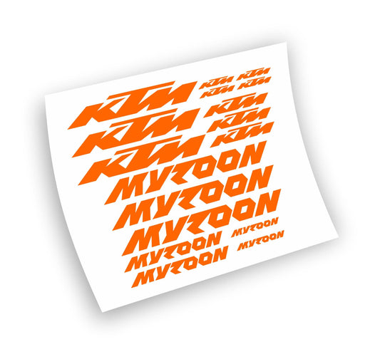 KTM Myroon kit adesivi completo per mountain bike biciletta mtb 17 pezzi