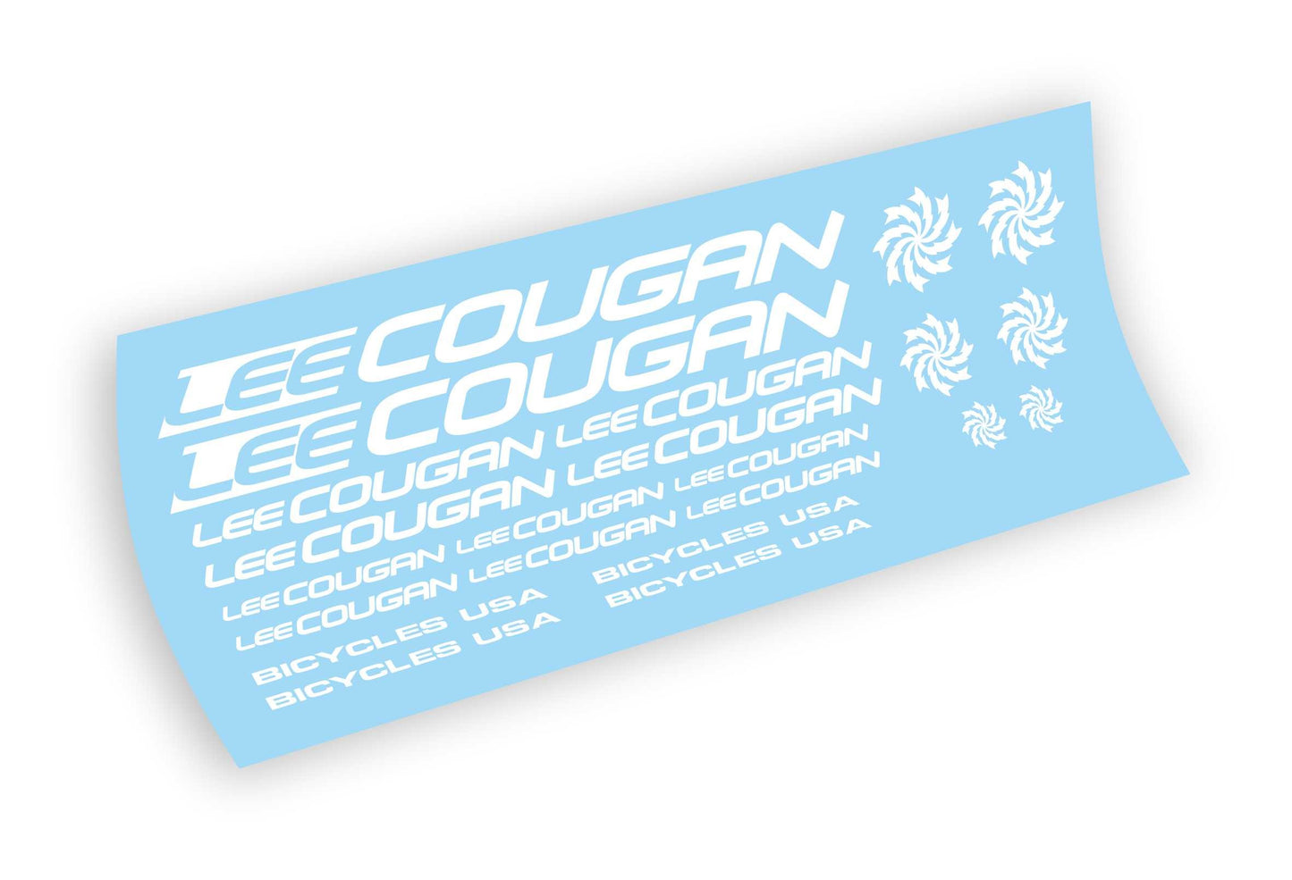 Lee Cougan kit adesivi  completo per mountain bike e bici da corsa 22 pezzi