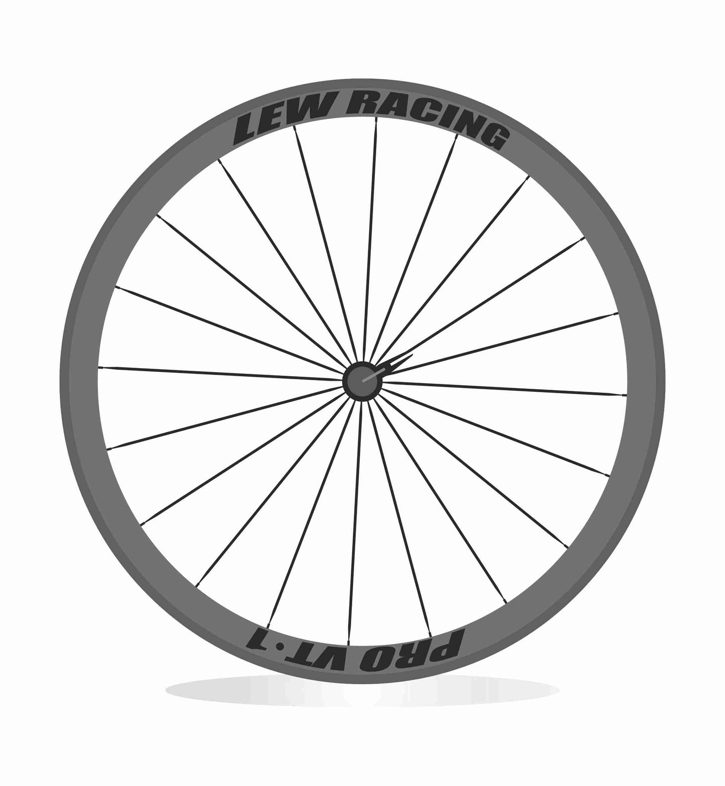 Lew Racing pro vt 1adesivi per ruote