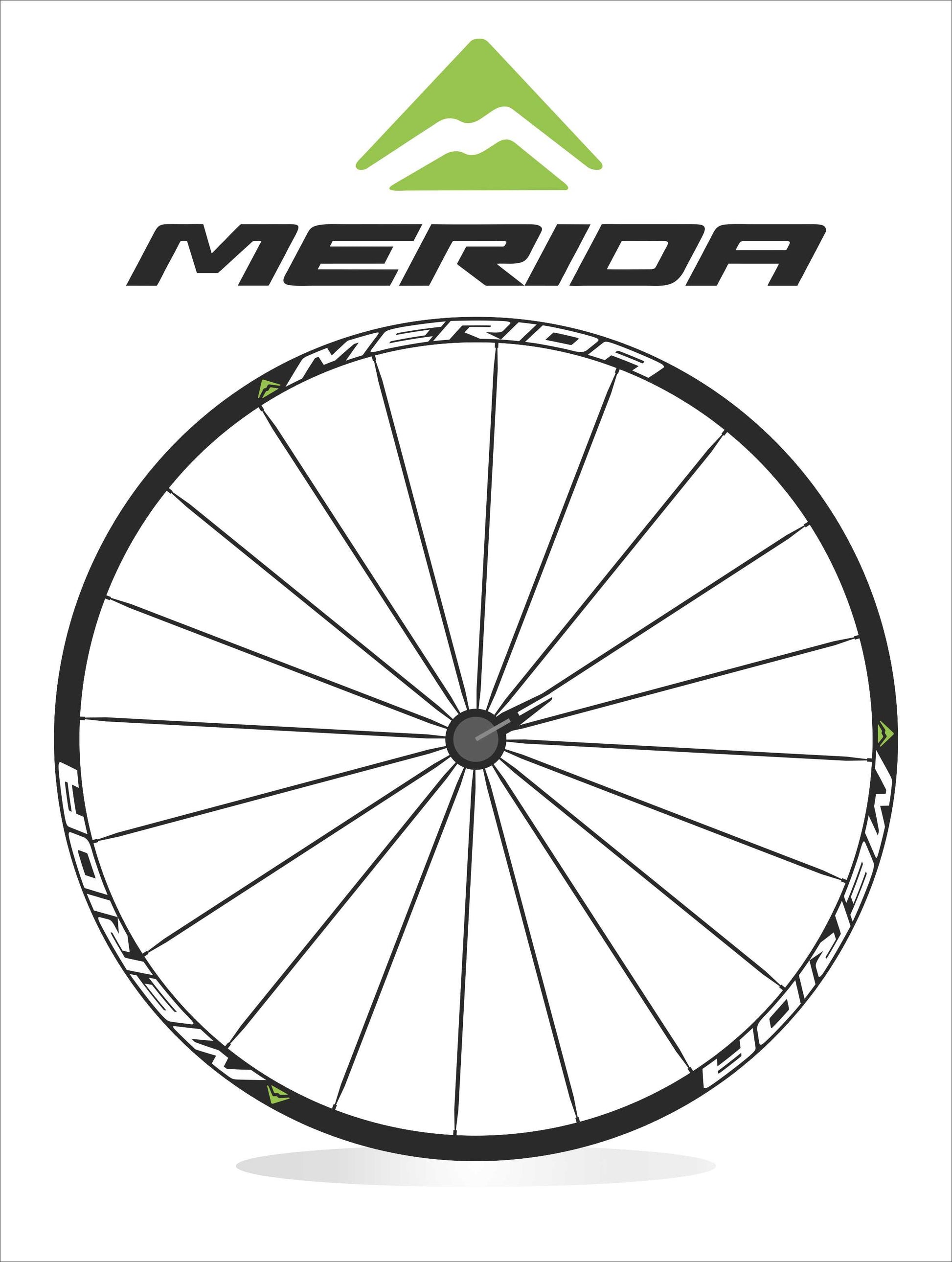 merida adesivi stickers per ruote bici