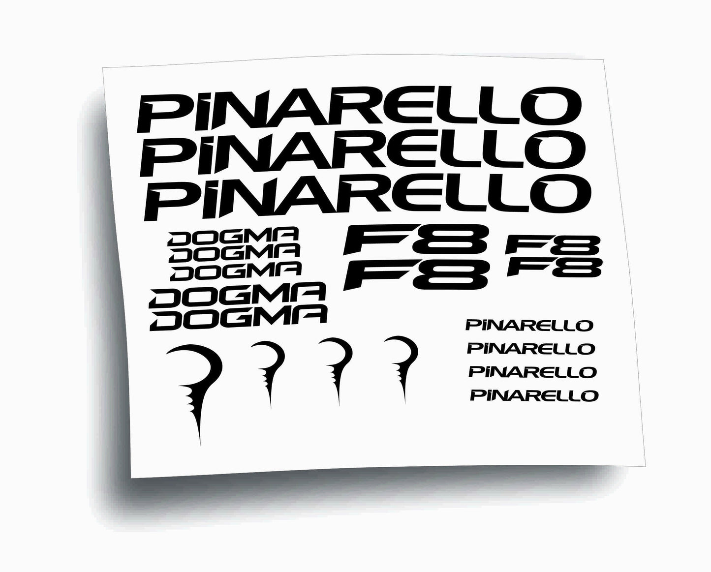 Pinarello F8 kit adesivi stickers