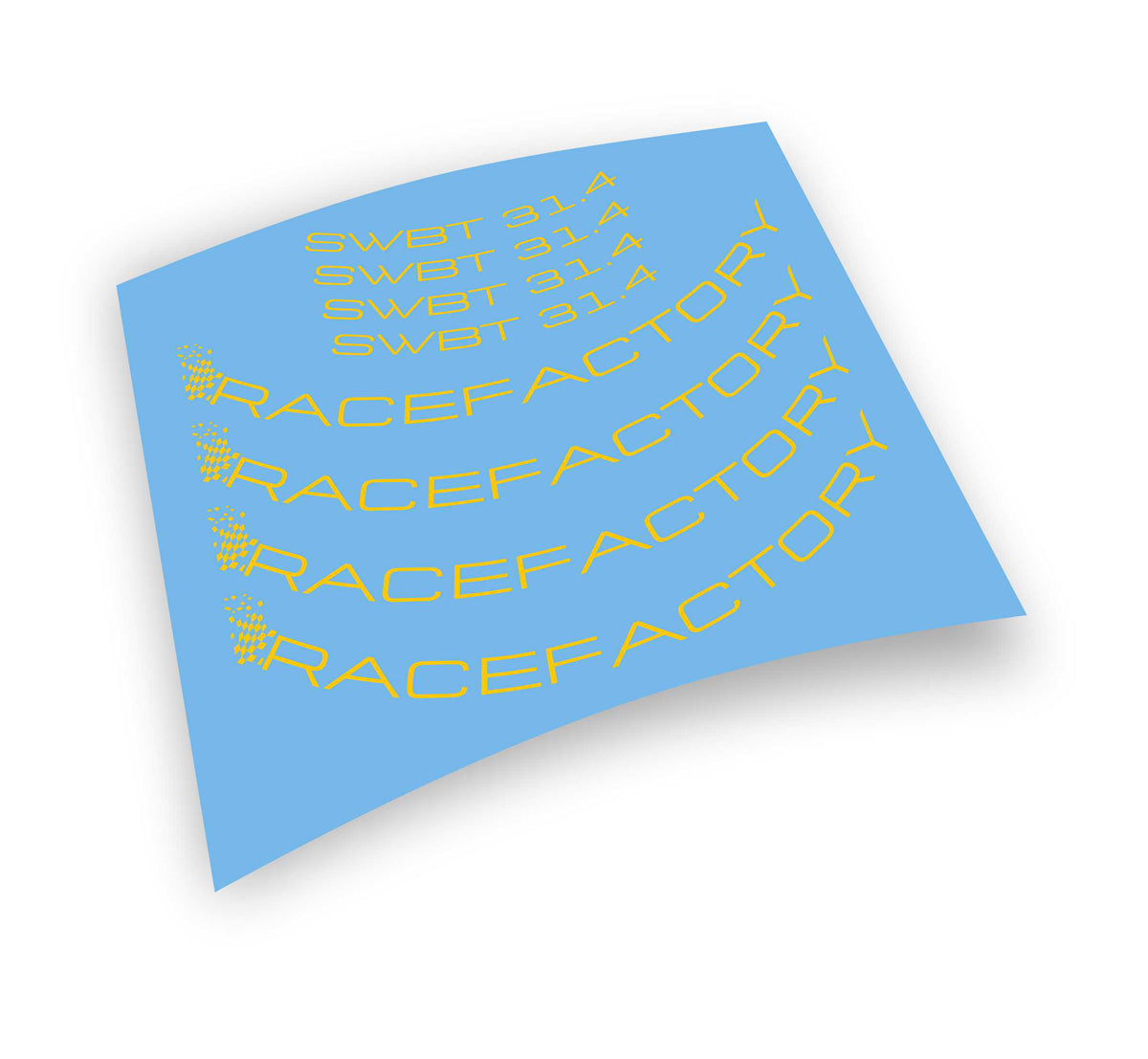 Racefactory SWBT Kit adesivi cerchi bici mtb sticker personalizzati