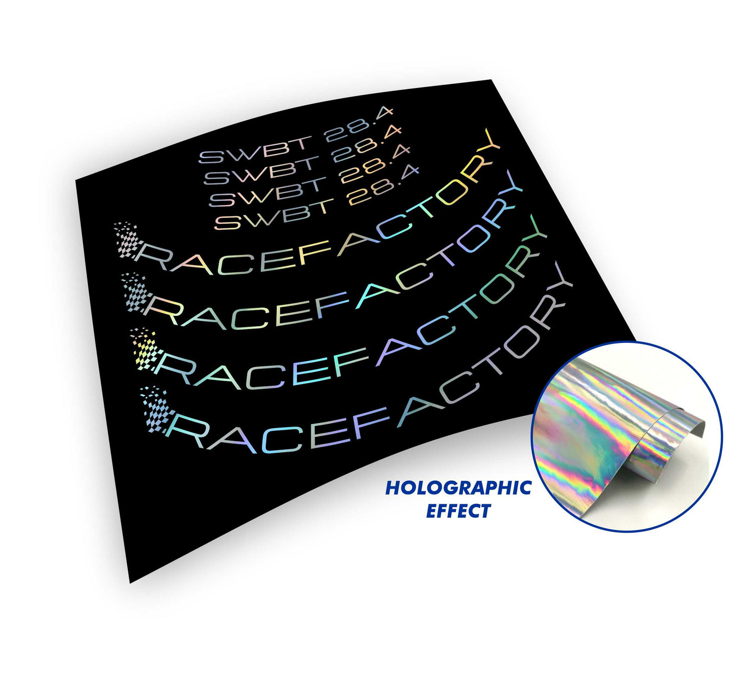 Racefactory SWBT Kit adesivi cerchi bici mtb sticker personalizzati
