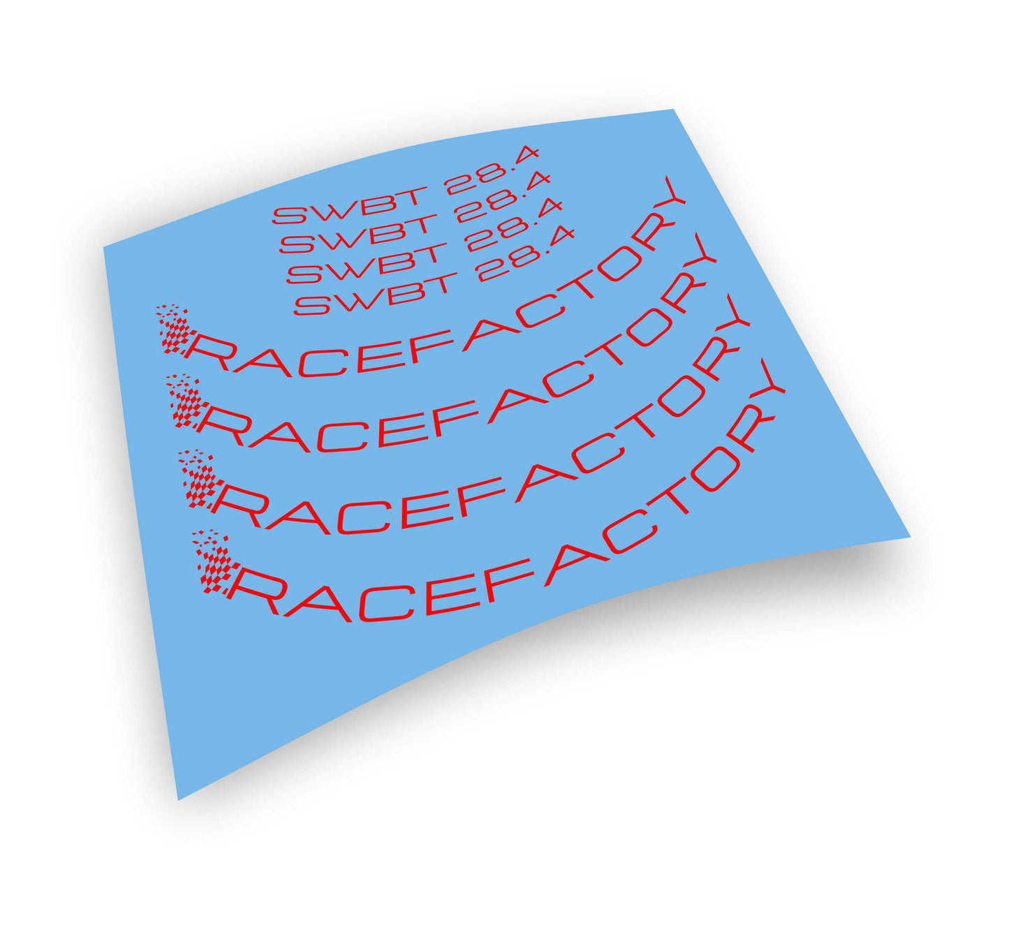 Racefactory SWBT Kit adesivi cerchi bici mtb sticker personalizzati