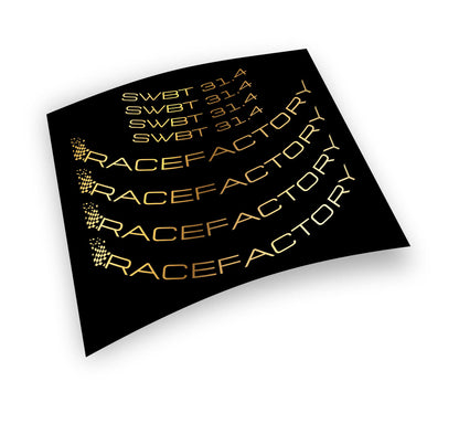 Racefactory SWBT Kit adesivi cerchi bici mtb sticker personalizzati
