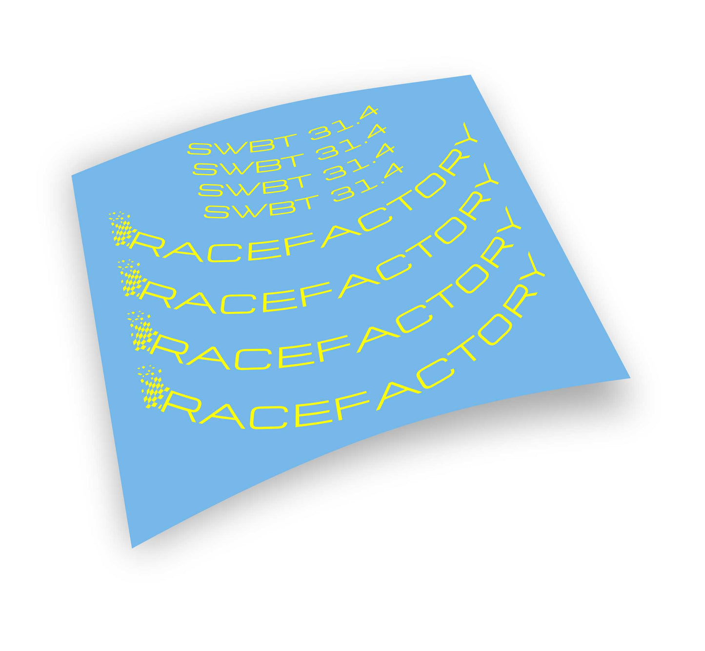 Racefactory SWBT Kit adesivi cerchi bici mtb sticker personalizzati